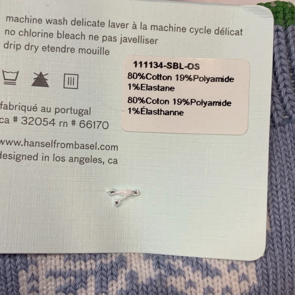 New! Hansel From Basel Viceroy Crew Sock with tags
